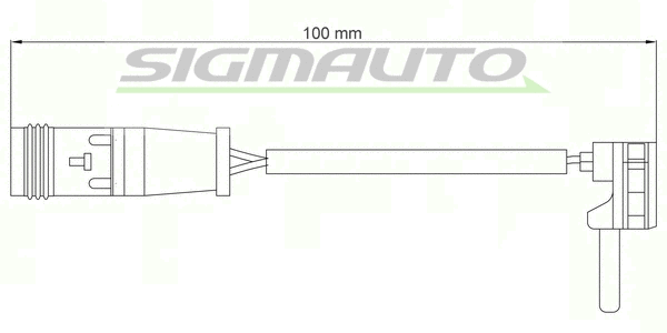 Warning Contact, brake pad wear (WI0769)