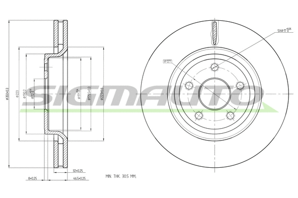 Brake Disc (DBC097V)