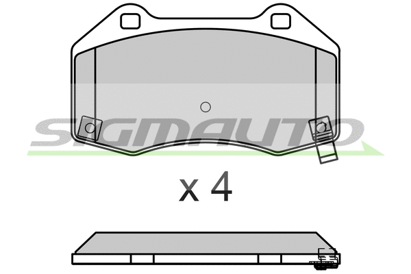 Brake Pad Set, disc brake (SPB675)