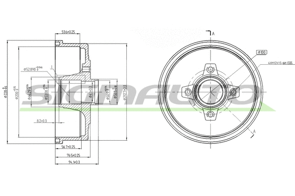 Brake Drum (DR5601)