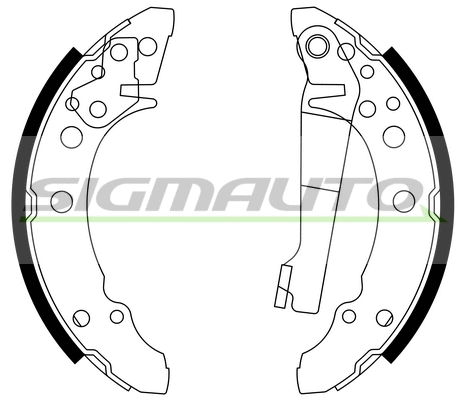 Brake Shoe Set (SFA016)