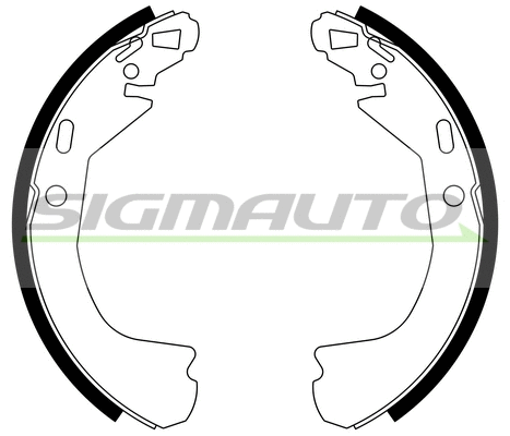 Brake Shoe Set (SFD636)