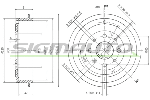 Brake Drum (DR5656)