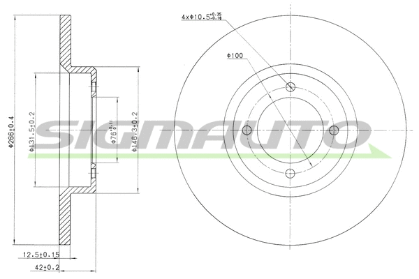 Brake Disc (DBA527S)