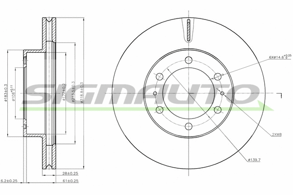 Brake Disc (DBC475V)