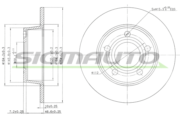Brake Disc (DBB190S)