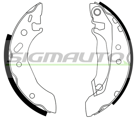 Brake Shoe Set (SFA226)