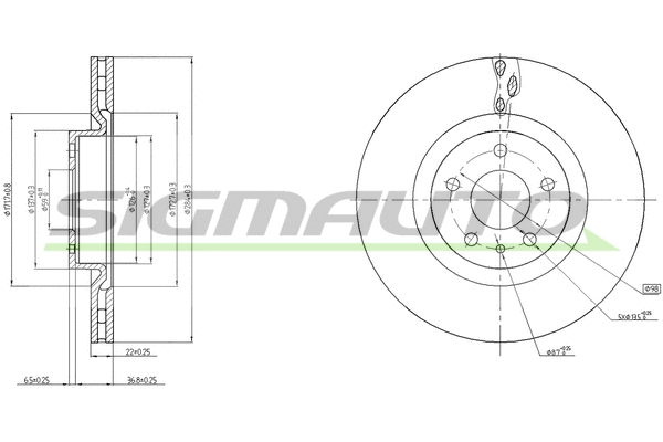 Brake Disc (DBC329V)