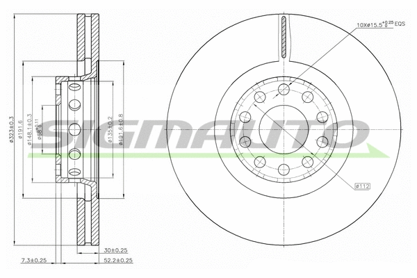 Brake Disc (DBB150V)