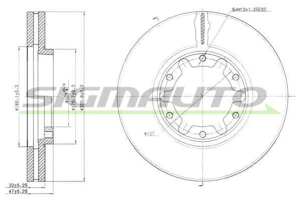 Brake Disc (DBB552V)