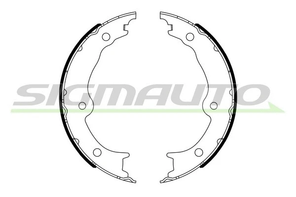Brake Shoe Set, parking brake (SFA993)