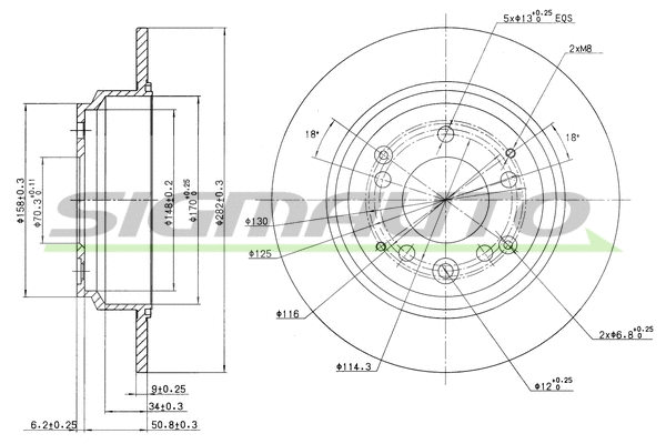 Brake Disc (DBA672S)