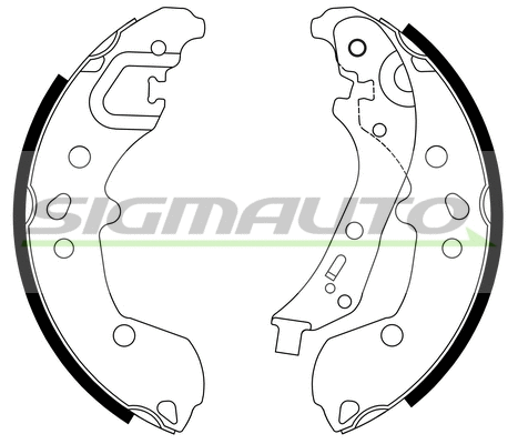 Brake Shoe Set (SFB114)