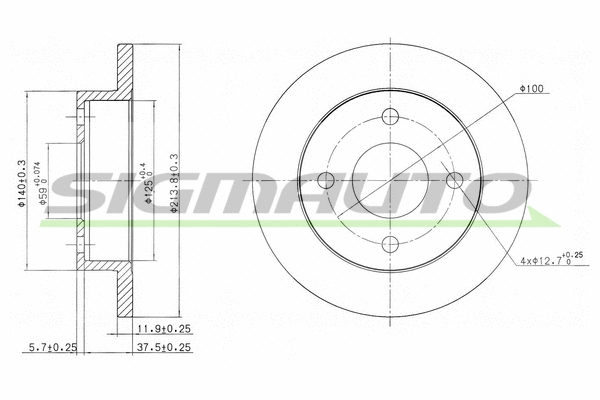 Brake Disc (DBA202S)