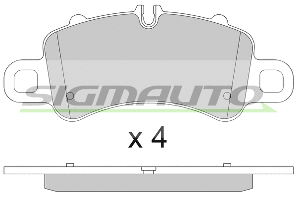 Brake Pad Set, disc brake (SPB820)
