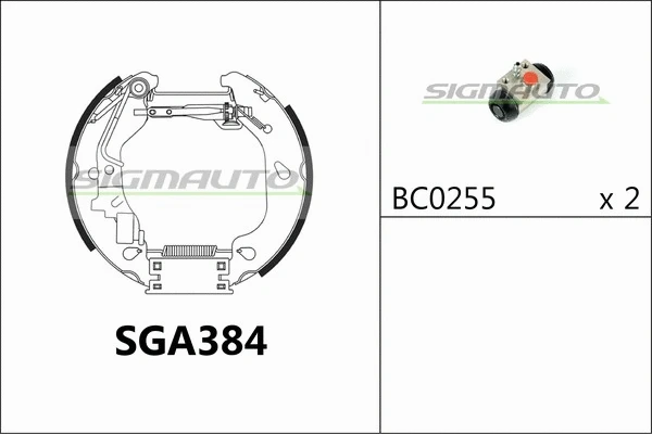 Brake Shoe Set (SGA384)