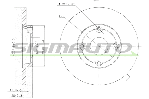 Brake Disc (DBA422S)