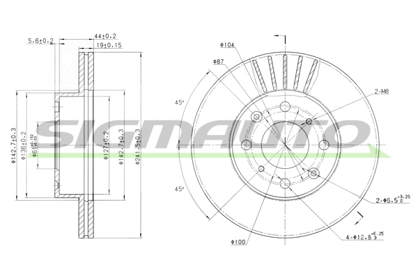 Brake Disc (DBA294V)