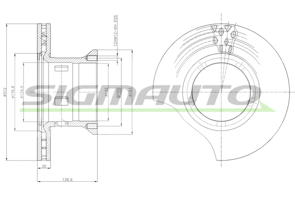 Brake Disc (DB0102V)