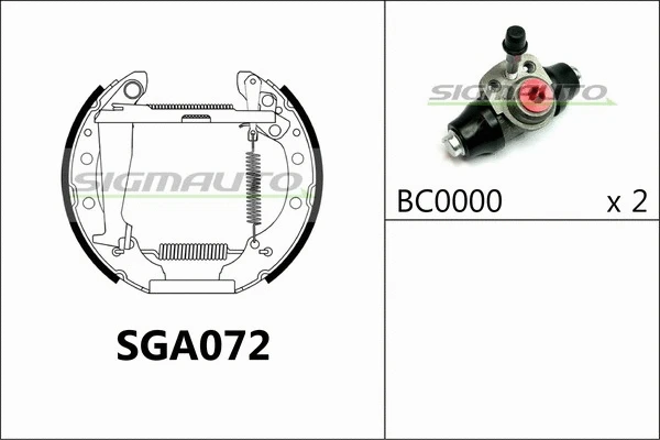 Brake Shoe Set (SGA072)