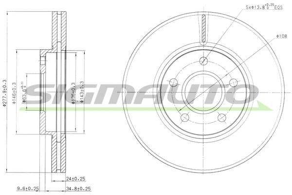 Brake Disc (DBB172V)