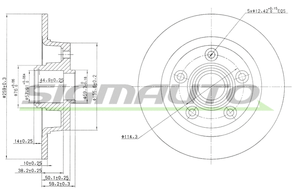 Brake Disc (DBA456S)