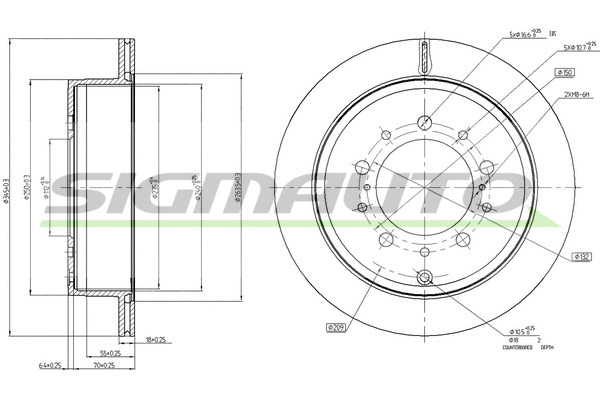 Brake Disc (DBB799V)