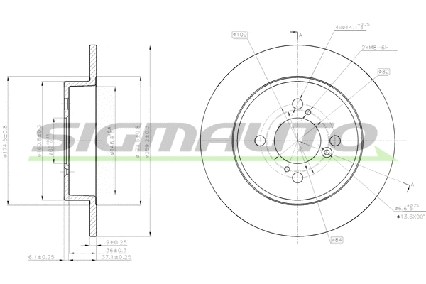 Brake Disc (DBC071S)