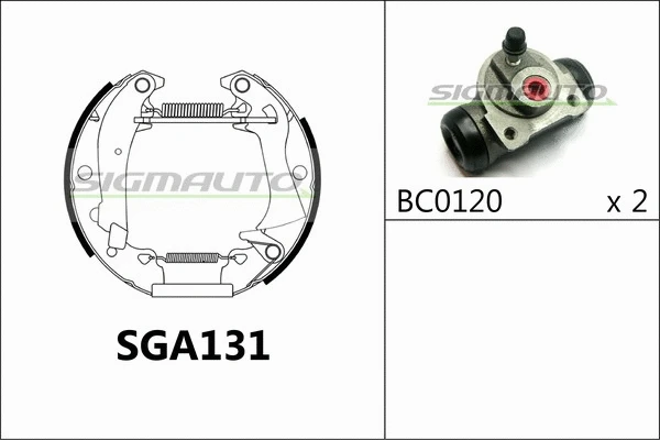 Brake Shoe Set (SGA131)