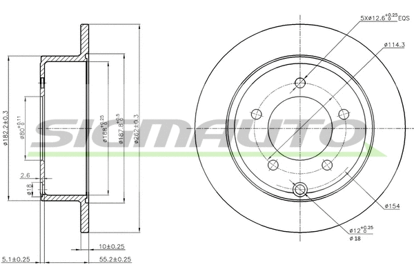 Brake Disc (DBB762S)