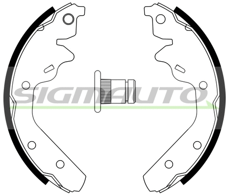 Brake Shoe Set (SFD519)