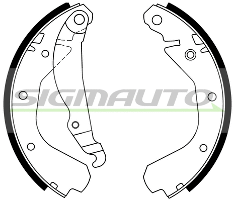 Brake Shoe Set (SFA350)