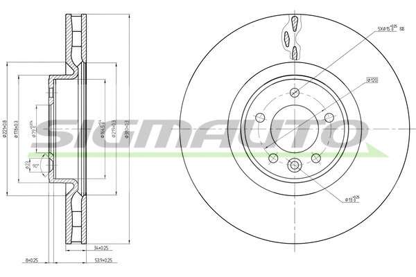 Brake Disc (DBC601V)