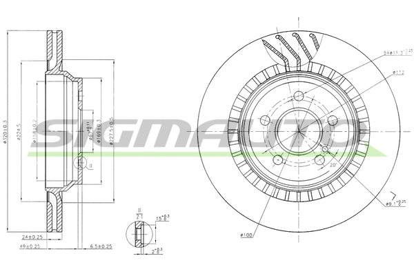 Brake Disc (DBB771V)