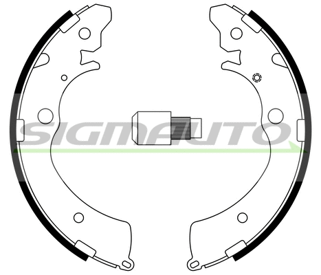 Brake Shoe Set (SFA706)