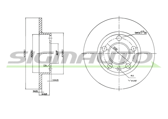 Brake Disc (DBA929S)
