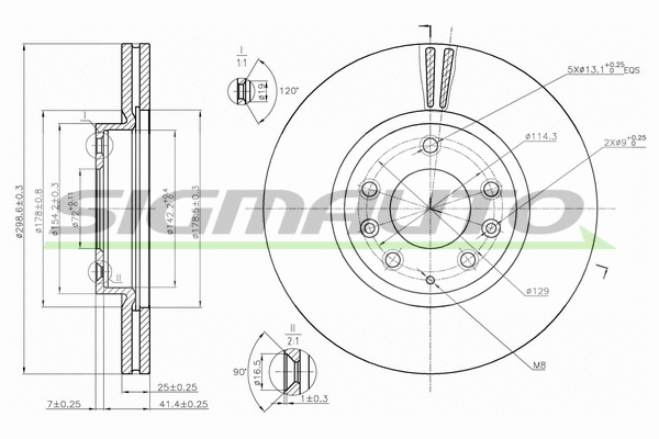 Brake Disc (DBB739V)