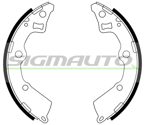 Brake Shoe Set (SFA767)
