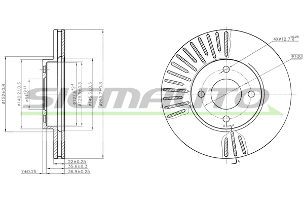 Brake Disc (DBC068V)