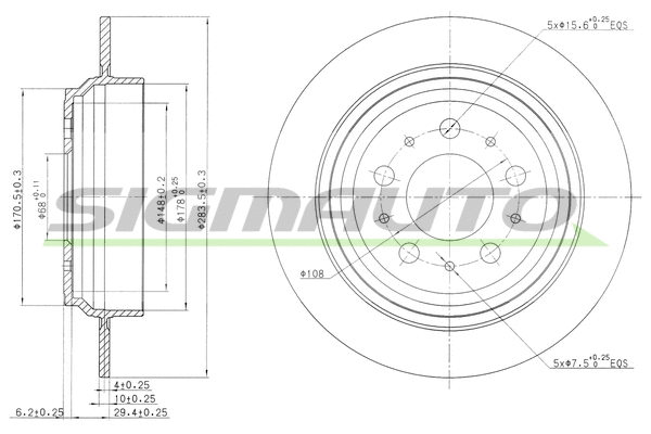 Brake Disc (DBB259S)