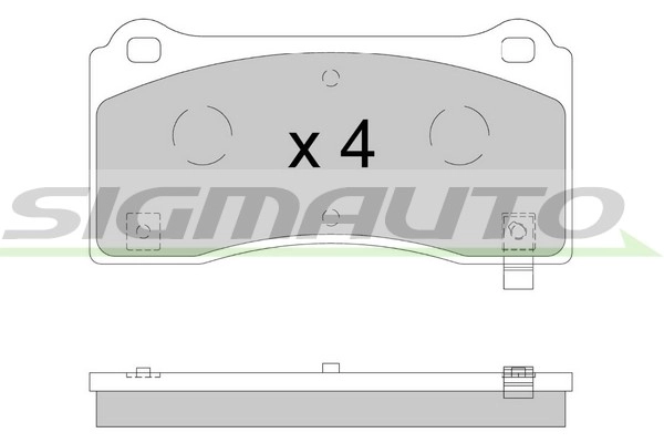 Brake Pad Set, disc brake (SPB900)