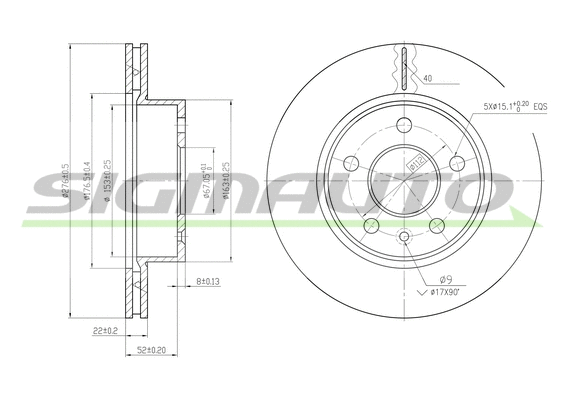 Brake Disc (DBA860V)