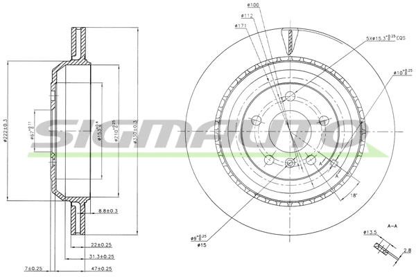 Brake Disc (DBB531V)