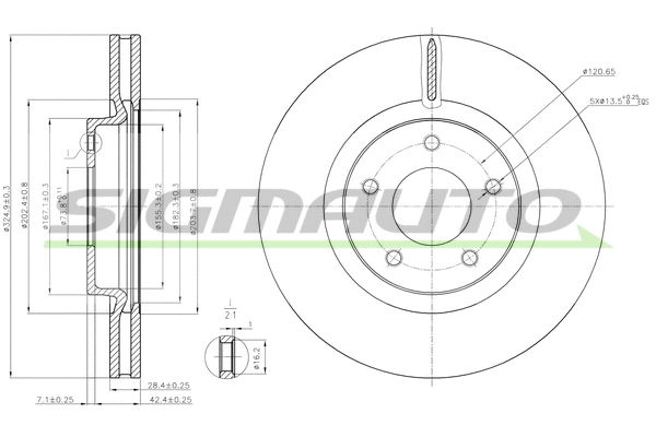 Brake Disc (DBB478V)