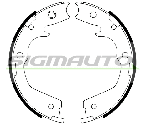 Brake Shoe Set, parking brake (SFA757)
