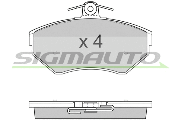 Brake Pad Set, disc brake (SPA730)