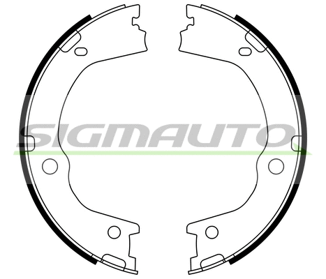 Brake Shoe Set, parking brake (SFA898)
