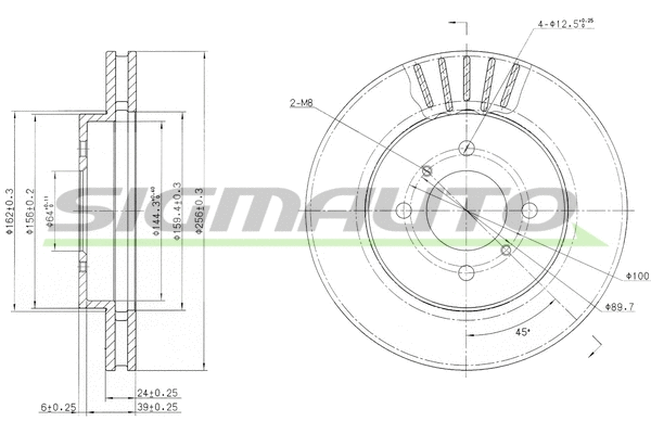 Brake Disc (DBB193V)