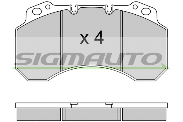 Brake Pad Set, disc brake (SPT331)