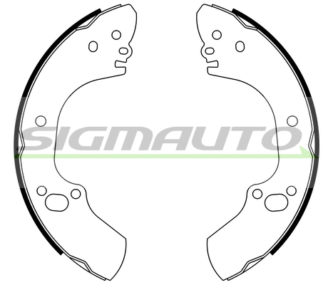 Brake Shoe Set (SFA707)